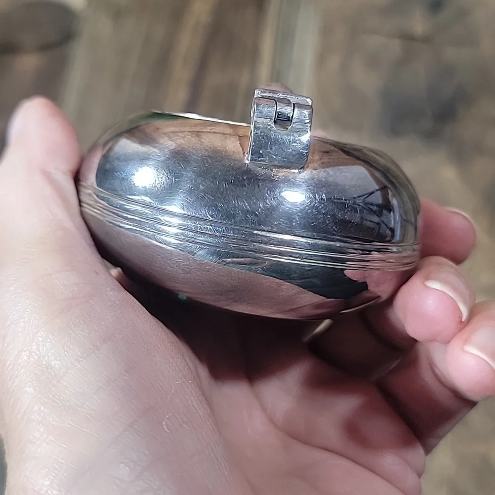 Vintage Silver Plated Trinket Box - Picture 4 of 8